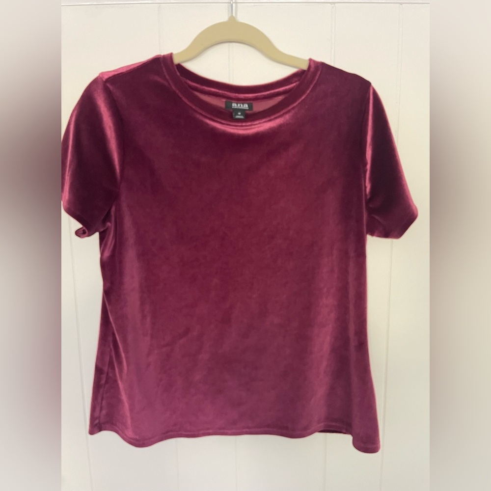 Velour feel T shirt